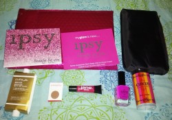 Ipsy glam bag and products