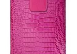 Leather iPad Case in Executive Hot Pink