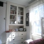 Lizzie's Bedroom, some of her actual books are on the 2nd shelf