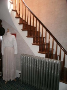 Stairway & style of dress used back then