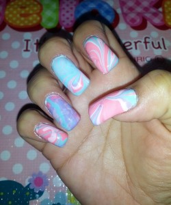 Pastel Water Marble