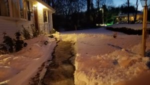 Clear walkway