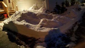 Tons of snow